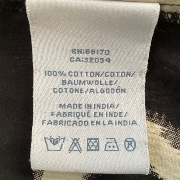 Lil By Anthropologie A-Line Shirt Dress Sz 2 Abstract Bold Retro Rockabilly Mod - Picture 12 of 13